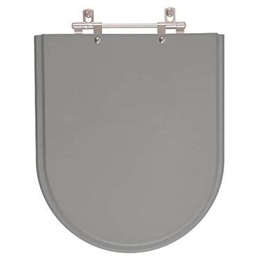 Imagem de Tampa De Vaso Poliéster Smart Metrópole Cinza Fosco Para Bacia Celite