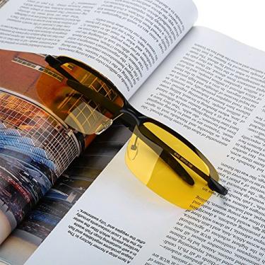Imagem de Óculos de sol para ciclismo, óculos de visão noturna HD, antirreflexo portátil para dirigir para andar de bicicleta
