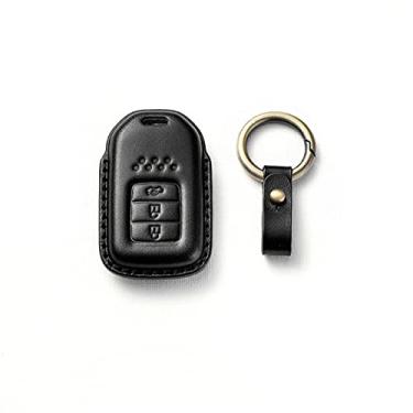 Imagem de Porta-chaves do carro de couro, porta-chaves, porta-chaves, apto para Honda Hrv Civic 2017 Accord 2003-2007 Freed Pilot Civic CR- V HR-V Jade Crider