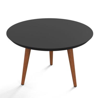 Imagem de Mesa de Centro Redonda Luna 590 Preta