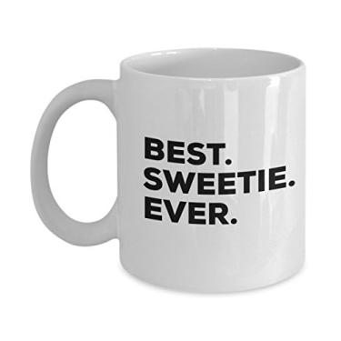 Imagem de Caneca Sweetie – Caneca de café Best Sweetie Ever – Para uma ideia de presente – Adicione a um conjunto de caixa de presente – Aniversário, Dia das Mães, Natal, Dia dos Namorados