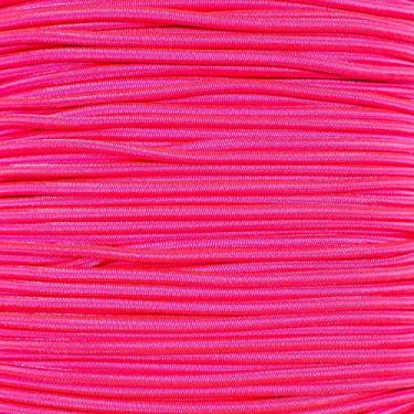 Imagem de Cordão de choque de 1/8 polegada de diâmetro – mais de 65 cores – 10, 25, 50, 100 pés de comprimento – corda elástica para comprimentos elásticos personalizados, 100 Feet, Neon Pink