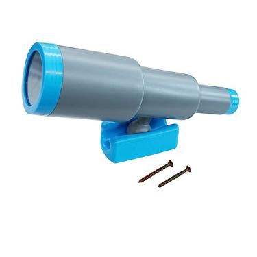 Imagem de ＫＬＫＣＭＳ Telescópio, telescópio de haste, brinquedo pirata de parque infantil, brinquedo de ampliação infantil, brinquedo de telescópio para, CINZENTO