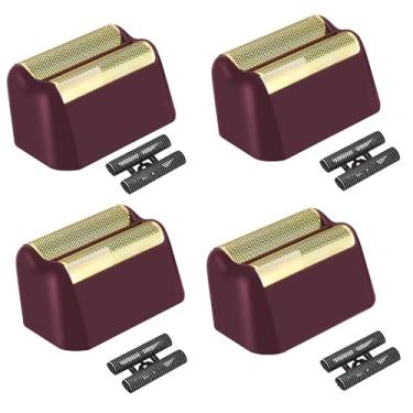 Imagem de Pacote com 4 peças de reposição profissional 5 Star Series Finale lâmina de substituição e conjunto de barra de corte compatível com Wahl Shaver Foil 7031-100, 7043-100 cabeças de substituição de