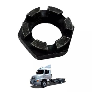 Imagem de PORCA CASTELO BAIXA M24X1,5 COM COROA CHAVE 36 POL MB TODOS