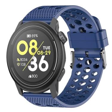 Imagem de Pulseira esportiva de silicone compatível com COROS PACE 3, Lamshaw 20 mm, 22 mm, pulseira esportiva de substituição com fivela de metal compatível com smartwatch COROS PACE 3/APEX 2 Pro/APEX 46