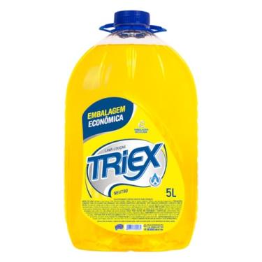 Imagem de Lava-Louças Detergente Líquido 5 Litros Galão Econômico Neutro Amarelo - Triex
