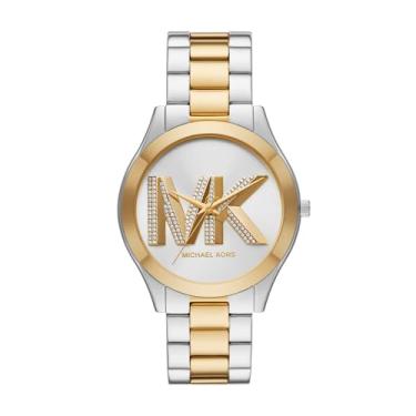 Imagem de Relógio Michael Kors Feminino Slim Runway Bicolor - MK4735/1KN MK4735/1KN
