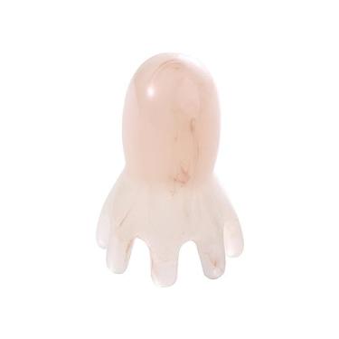 Imagem de Leadigol Pente massageador de couro cabeludo, pente de polvo de resina, massageador de cabeça, pente de massagem de bolso, ferramenta de cuidados com o cabelo, arranhador de cabeça para relaxar a