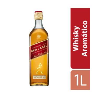 Imagem de Whisky Escocês Blended Johnnie Walker Red Label Garrafa 1 Litro