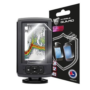 Imagem de IPG Compatível com Humminbird PIRANHAMAX 4 (410150-1) Fish Finder, protetor de tela invisível, capa de proteção de película, livre de bolhas, para PIRANHAMAX 4