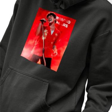 Imagem de Blusa Moletom Masculino Estampado Red Bruno Mars Em Algodão Fio 30.1 P