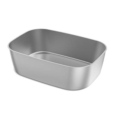 Imagem de Akhia Recipiente interno de lancheira elétrica de 1,5 L, recipiente removível de aço inoxidável 304, pode ser lavado na lava-louças, apenas lancheira elétrica de 1,5 l