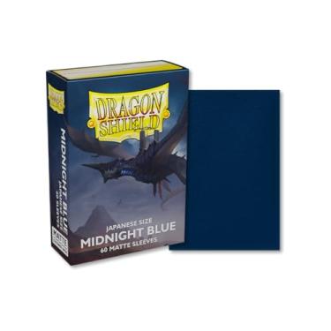 Imagem de Dragon Shield Matte Mini Japanese Midnight Blue 60 ct Card Sleeves Individual Pack