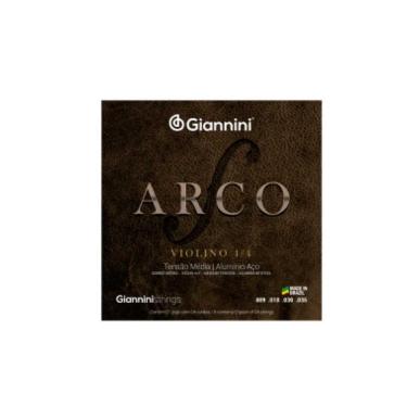 Imagem de Encordoamento Giannini P/violino Aluminio Média Geavva [F108]