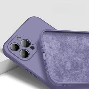 Imagem de Capa de telefone quadrada de silicone macio líquido para iphone 11 12 13 pro xs xr max mini 7 8 se 2020 x plus capa traseira à prova de choque, zl, para 12 pro 6.1
