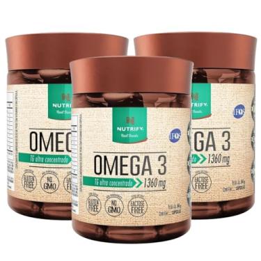 Imagem de KIT 3X ÔMEGA 3 TG ULTRA CONCENTRADO 120 CAPS NUTRIFY SELO IFOS