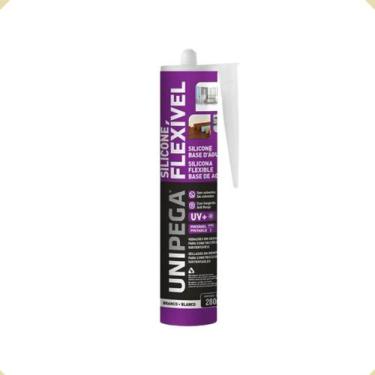 Imagem de Silicone Flex  Base D'Água Branco 280ml Unipega