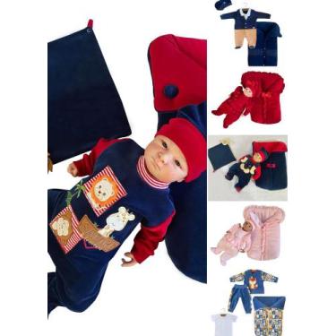 Imagem de Saída de maternidade feminino masculino para bebes de 0 a 2 meses de v