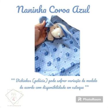 Imagem de Naninha Dupla Face com Pelúcia Bichinhos e Porta Chupeta Diversas Esta