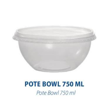 Imagem de pote prafesta bowl 750ml, 20 unidades.
