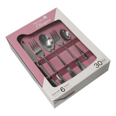 Imagem de Faqueiro Est/Papel 30Pc Olimpia Hercules 1555-30 - Oren