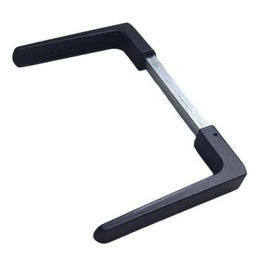 Imagem de Maçaneta Buzios Para Portas De Até 75Mm Espessura Preta - Stam