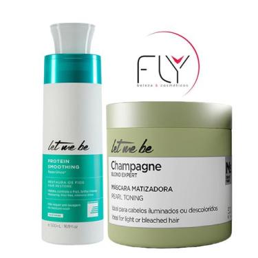 Imagem de Progressiva Passo Único Let Me Be Organic 500 ml + Máscara Matizadora 