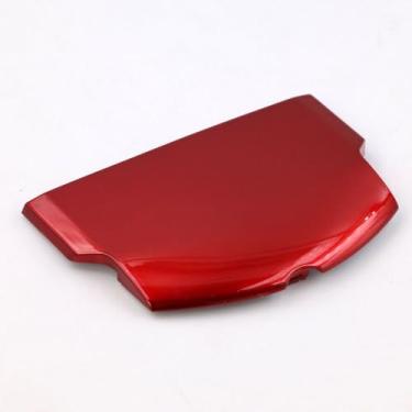 Imagem de Tampa traseira da bateria substituição da tampa da porta para PSP 2000 2001 3000 3001 capa protetora da bateria cor vermelha