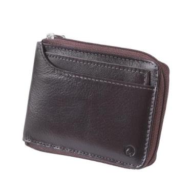 Imagem de Carteira Masculina Couro Legítimo Com Zíper Couro50 188