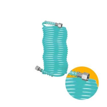 Imagem de Mangueira Espiral de 8mm X 10 Mts Nylon Encaixe Rosca 1/4 Npt - Mtx, M