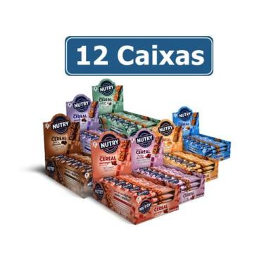 Imagem de Kit 12 Barra de Cereais Nutry Caixas C/288 Unidades - Nutrimental Atac