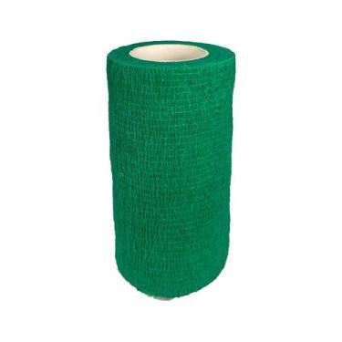 Imagem de Atadura Bandagem Adesiva Flexível de Latex 10cm X 4.5m Verde Hoppner