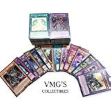 Imagem de YU-GI-OH! 200 Mixed Trading Card Lot (150 Commons, 50 Rares, No Duplicates, Holos Included, Near Mint)