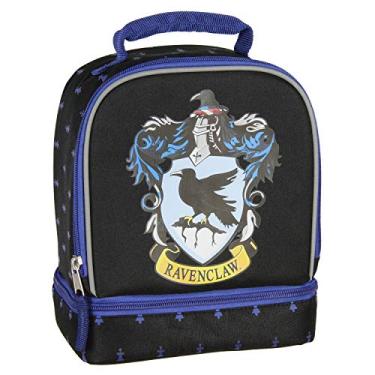 Imagem de Bolsa de Almoço Bioworld Harry Potter Ravenclaw Crest com Compartimento Duplo Azul