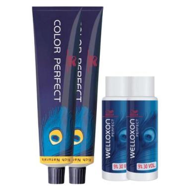 Imagem de Color Perfect Coloração 2x 10/1 Louro Claríssimo + 2 Ox 30V - Wella, U