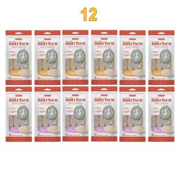 Imagem de Petisco para Gatos Snack Cremoso Nutrisco Pure Kit Mix 12 Un