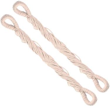 Imagem de Par Extensor Corda Rede Descanso Alongadora Algodão Suporte 58cm  - Ge