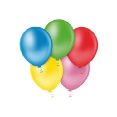 Imagem de Balão Látex Redondo 5 Sortido 50 Un - Pic Pic