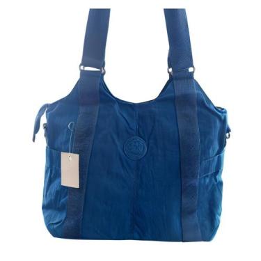 Imagem de Bolsa Tactel Nylon Feminina Versátil Com Alça Removível - By Ello, Mar