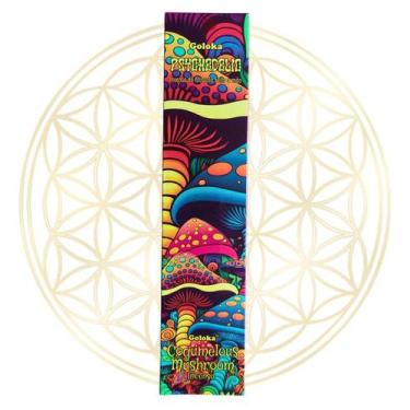 Imagem de Incenso Goloka Vareta Linha Psychodelic, Cogumelous Mushroom