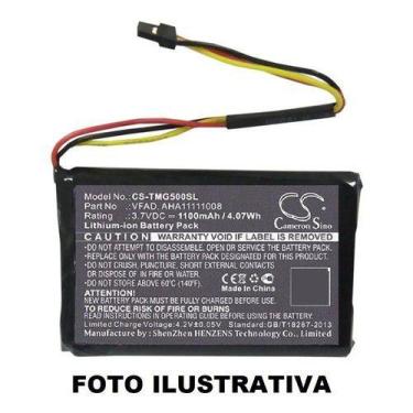 Imagem de Bateria 1100 Mah Tomtom Tom Tom Go 60 Gps Com Conector - KMIG