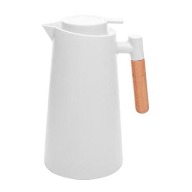 Imagem de Garrafa Térmica New Wood Fashion - Lyor, Branca