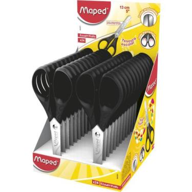 Imagem de Tesoura Essentials Preta 13 Cm - maped