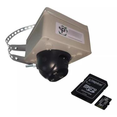 Imagem de Kit Câmera Im7 Intelbras Com Case E Cartão De Memória - Prime AT