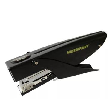 Imagem de Grampeador Alicate Mp887 Para 25 Folhas Metal - Masterprint, Preto