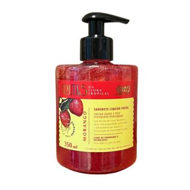 Imagem de Sabonete liquido de morango 350ml - flora pura
