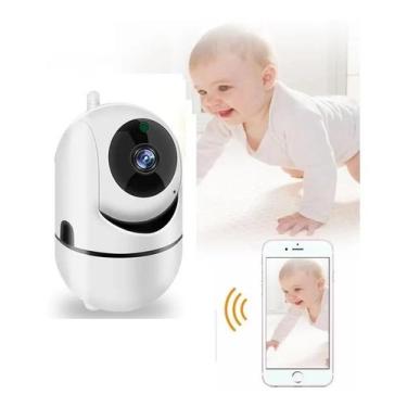 Imagem de Babá Eletrônica Câmera Wifi S/ Fio C/ Microfone E Vídeo - TW