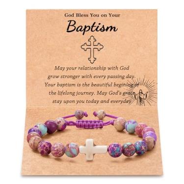 Imagem de Tarsus Cesta de Páscoa para adolescentes/meninos/crianças, pulseira cruzada, batismo, comunhão, confirmação, joias cristãs, presentes, average, Sem Pedra Preciosa