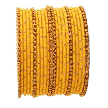Imagem de RIANGI Conjunto de joias de designer Bollywood Bridal Jewelry de 22 peças preto/dourado para mulheres, pulseiras indianas para mulheres, conjuntos de joias de mão femininas, Circ 7.8 in-Indian Size